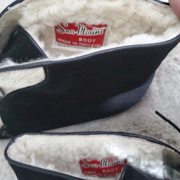 Vintage Sno-Mount Fur Boots Women's size 8.5 - Picture 5 of 9